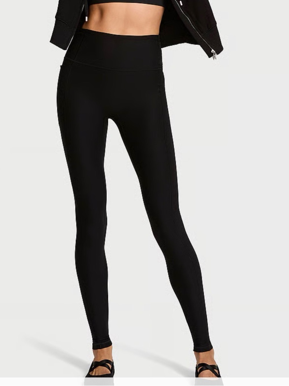 Victoria's Secret Black High-Waist Performance Leggings
